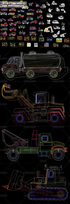 汽車與工程機(jī)械CAD圖紙合集 驅(qū)動設(shè)計(jì)與創(chuàng)新的核心技術(shù)資源